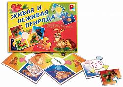 Настольная игра - Живая и неживая природа (Игры Радуга, С-349sim) - миниатюра